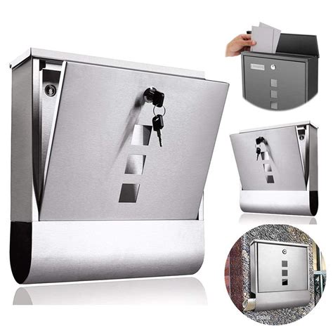 stainless steel letter boxes sydney|rust free wall mounted mailbox.